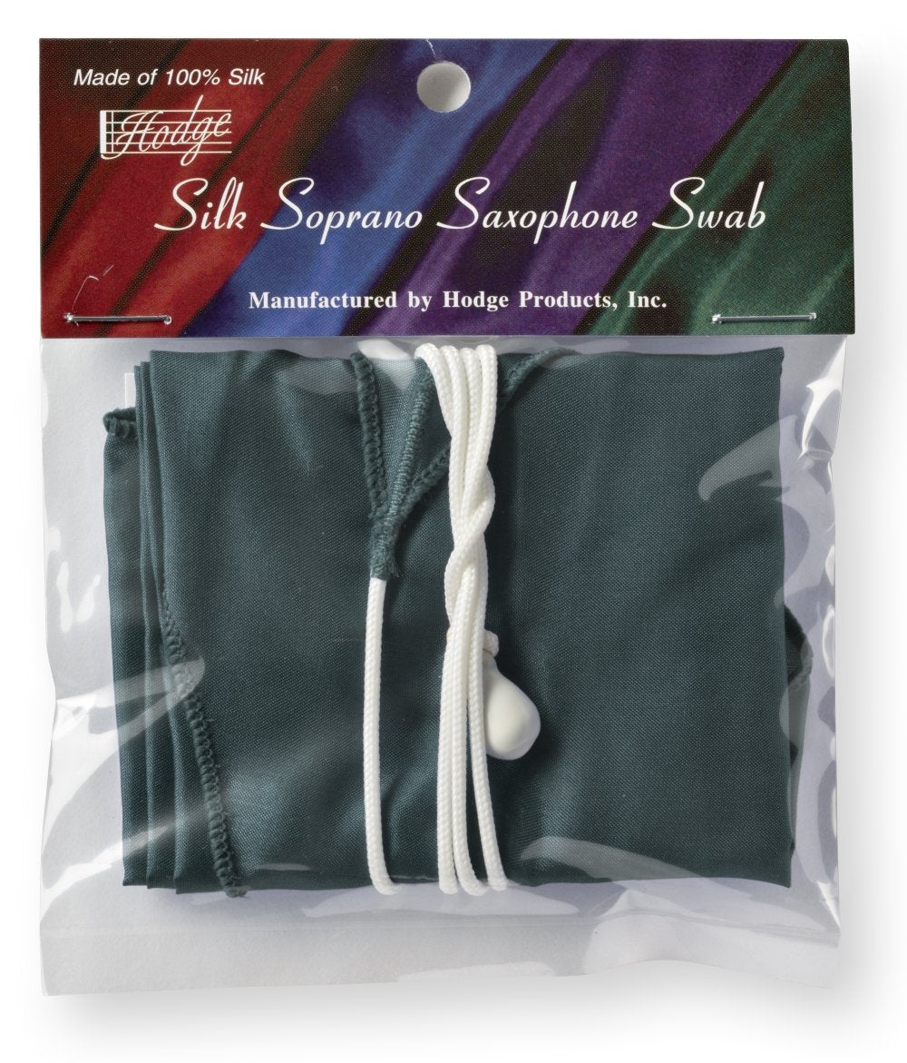 Hodge Silk Soprano Saxophone Swab - Green